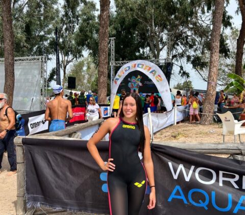 Imagem do post Nadadora baiana alcança o topo do ranking mundial de águas abertas na categoria junior