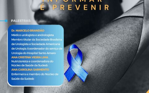 Imagem do post Sudesb promove palestra com orientações de prevenção ao câncer de próstata