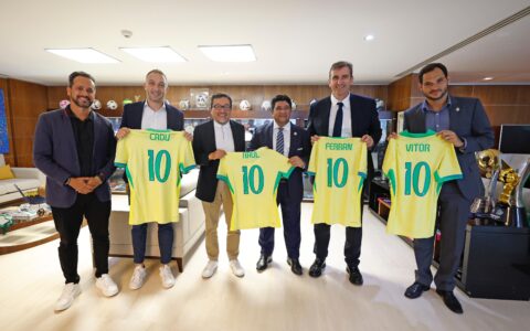 Imagem do post Presidente da CBF e da FBF recebem diretores do Bahia e do Grupo City