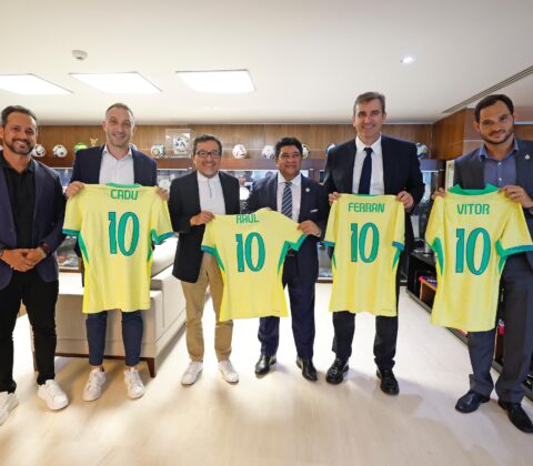 Imagem do post Presidente da CBF e da FBF recebem diretores do Bahia e do Grupo City