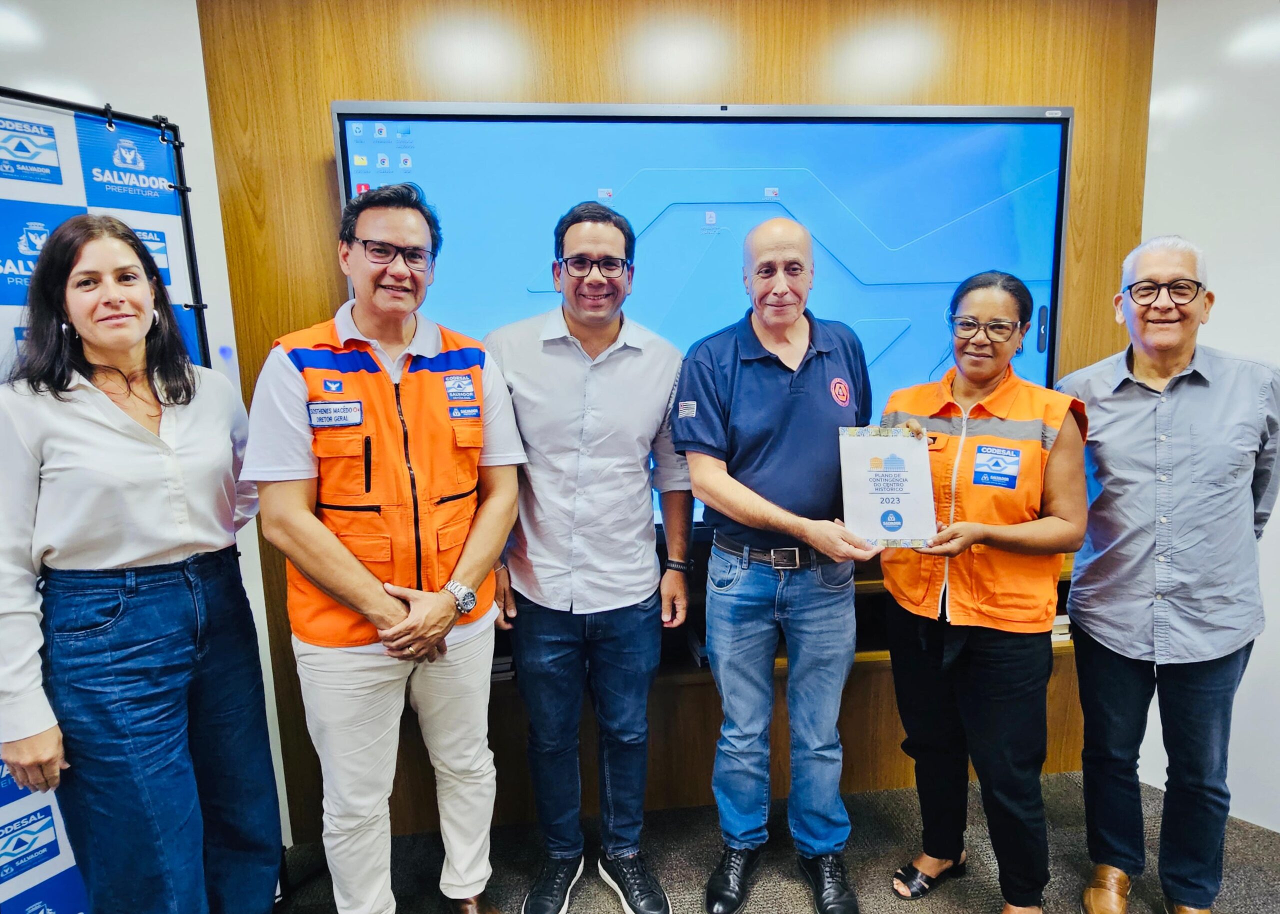 Codesal recebe visita do diretor da Defesa Civil de Campinas
