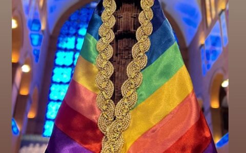 Imagem do post Imagem de Nossa Senhora Aparecida com “manto LGBT” é divulgada e choca conservadores