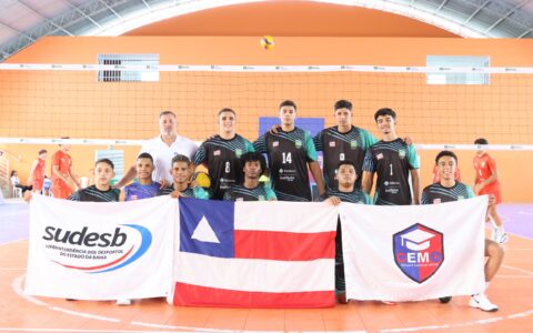 Imagem do post Equipes de colégios estaduais do interior da Bahia estreiam em handebol e voleibol dos Jogos da Juventude 2024