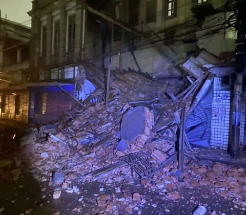 Imagem do post Urgente: Prédio desaba no Centro de Salvador