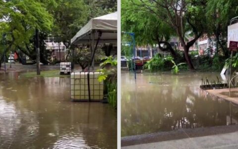 Imagem do post VÍDEO: Campus da UFBA em Ondina alaga após chuvas em Salvador