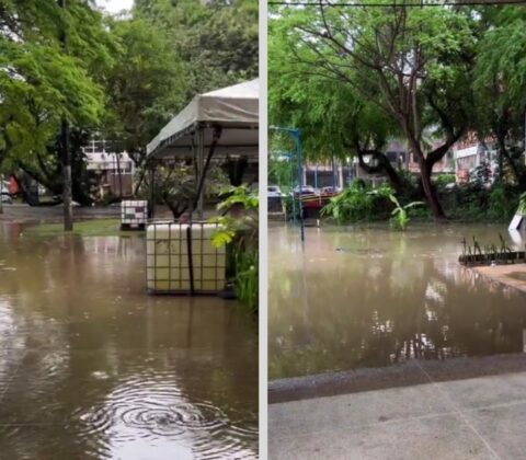 Imagem do post VÍDEO: Campus da UFBA em Ondina alaga após chuvas em Salvador