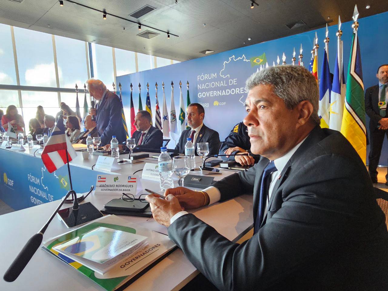 Em fórum de governadores, Jerônimo defende diálogo e cooperação para construir um país mais inclusivo