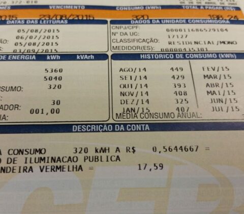 Imagem do post Setembro continua com bandeira tarifária mais cara na conta de luz