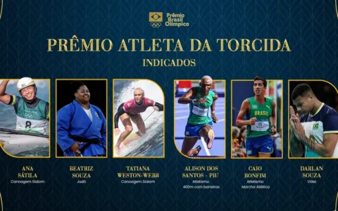 Imagem do post Prêmio Brasil Olímpico 2024: Torcida decide o atleta do ano