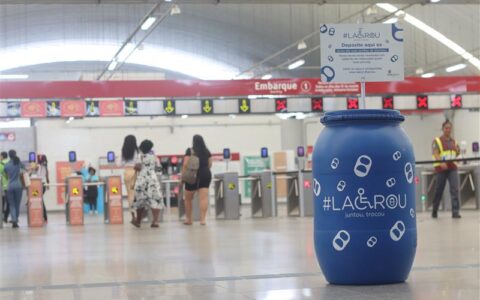 Imagem do post Obras Sociais Irmã Dulce (OSID) recebem mais de 2 toneladas de lacres de alumínio arrecadados nas Estações de Metrô