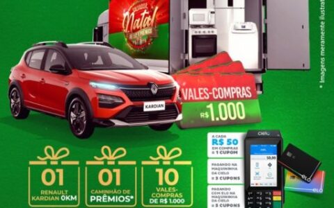 Imagem do post Campanha de Natal da CDL Salvador vai sortear carro zero e caminhão de prêmios; saiba como participar
