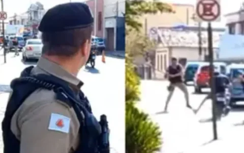 Imagem do post VÍDEO: motociclista leva ‘paulada’ de PM ao tentar fugir de blitz