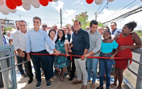 Imagem do post Nova passarela na Avenida Paralela melhora acessibilidade e mobilidade em Salvador