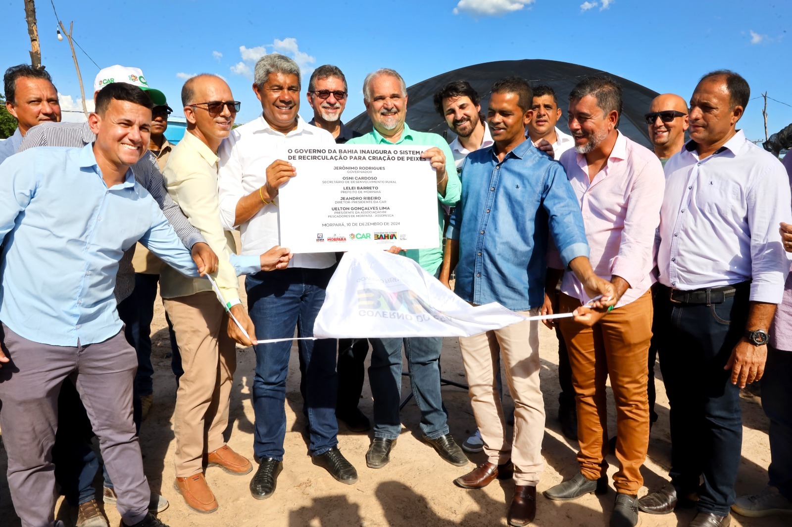 Governo do Estado inaugura obra em escola estadual e autoriza a implantação do cais na sede Morpará