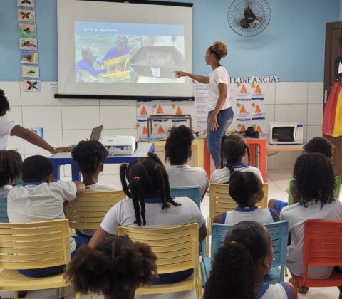 Imagem do post Projeto Corais de Maré promove educação ambiental em escolas municipais de Ilha de Maré
