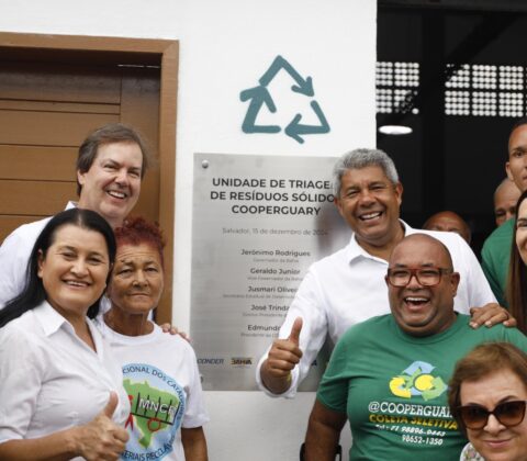 Imagem do post Catadores de material reciclável ganham primeiro galpão de triagem em Salvador