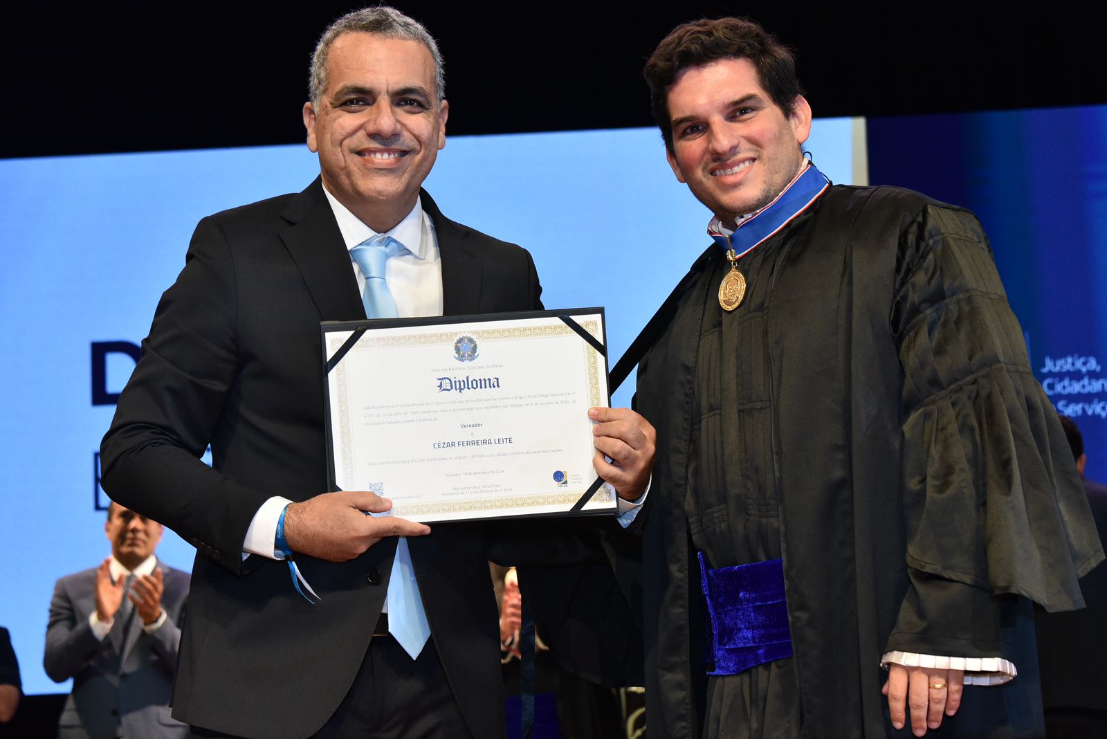 Cezar Leite é diplomado vereador e se prepara para seu segundo mandato em Salvador