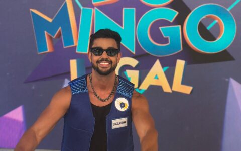 Imagem do post Parangolé no SBT: Com swingueira e clássicas tortadas na cara, Lincoln agita o Domingo Legal