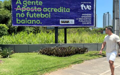 Imagem do post TVE Bahia proíbe propaganda de bets na programação