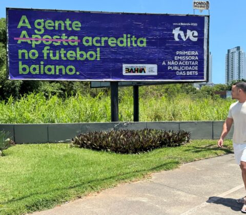 Imagem do post TVE Bahia proíbe propaganda de bets na programação