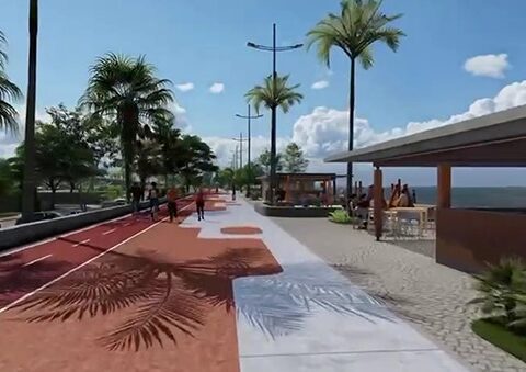 Imagem do post Obra da Nova Orla de Pituaçu conta com concreto que ajuda a limpar a poluição do ar