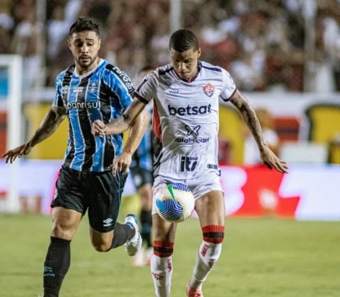 Imagem do post Em jogo eletrizante, Vitória e Grêmio empatam por 1 a 1