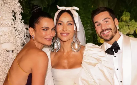 Imagem do post Casamento de Sabrina Sato e Nicolas Prattes agita redes sociais: vestido de noiva e emoção marcam a celebração