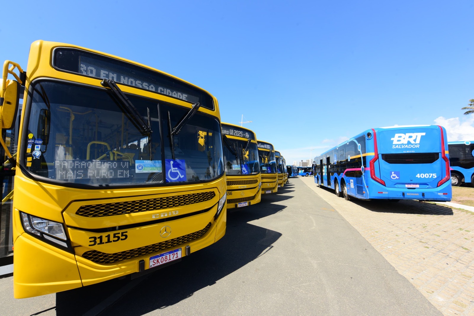 Salvador ganha 40 novos ônibus com ar-condicionado nesta quinta-feira (30)