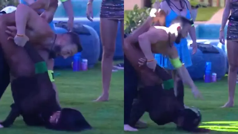 VÍDEO: Gracyanne Barbosa cai de cara no chão durante festa do BBB