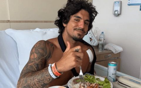 Imagem do post Gabriel Medina sofre grave lesão e está fora da Liga Mundial de Surfe