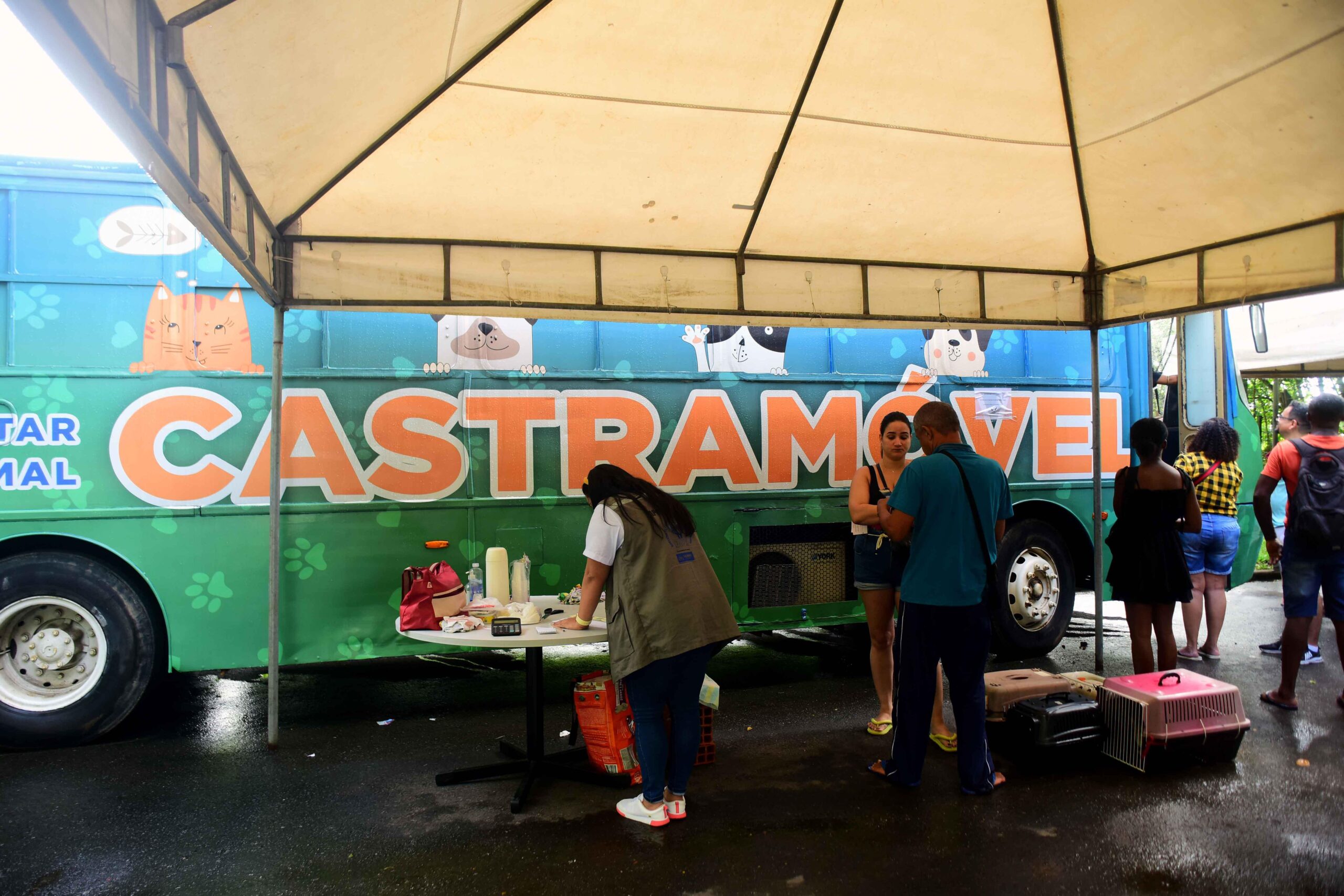 Castramóvel inicia atendimentos na avenida Paralela