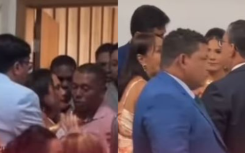 Imagem do post Posse do prefeito de Candeias é marcada por bate-boca entre ex-primeiras-damas