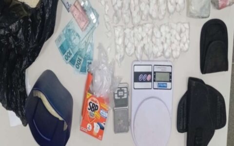 Imagem do post Polícia Militar prende suspeito de tráfico de drogas em Correntina