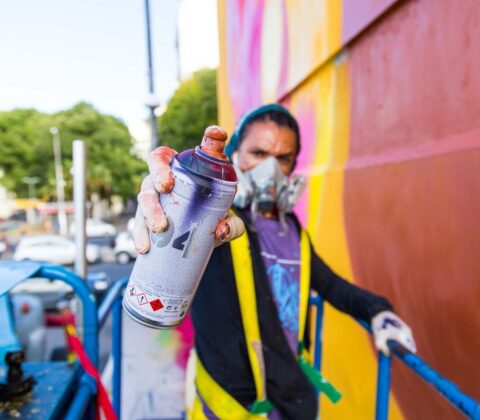 Imagem do post Primeiro artista convidado da 4ª edição do Projeto MURAL é o baiano Eder Muniz