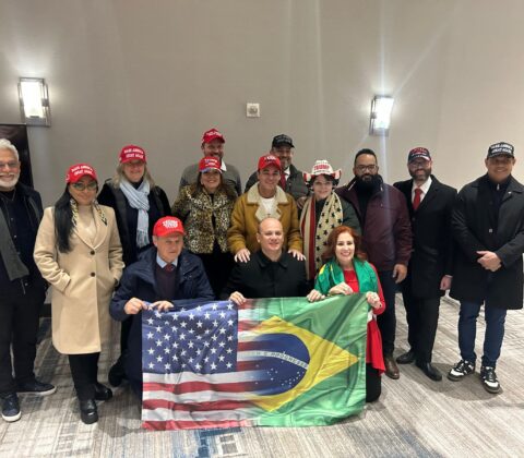 Imagem do post Leandro de Jesus assiste à posse de Trump ao lado de comitiva de parlamentares brasileiros
