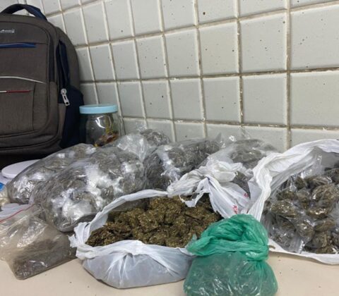 Imagem do post PM prende suspeito de tráfico com grande quantidade de maconha em Pernambués