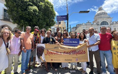 Imagem do post Após PL de Marta Rodrigues, prefeitura coloca placa nova: “Ladeira Revolta dos Malês”