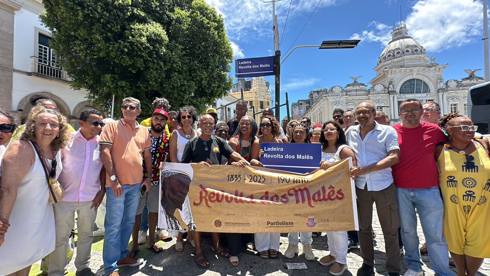 Após PL de Marta Rodrigues, prefeitura coloca placa nova: “Ladeira Revolta dos Malês”