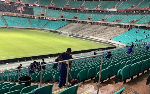 Imagem do post Casa de Apostas Arena Fonte Nova tem operação de manutenção intensificada com dois jogos no fim de semana