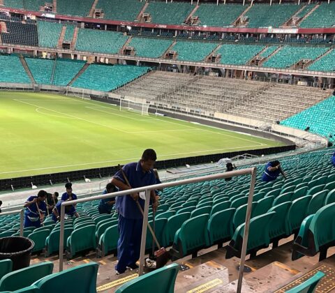 Imagem do post Casa de Apostas Arena Fonte Nova tem operação de manutenção intensificada com dois jogos no fim de semana