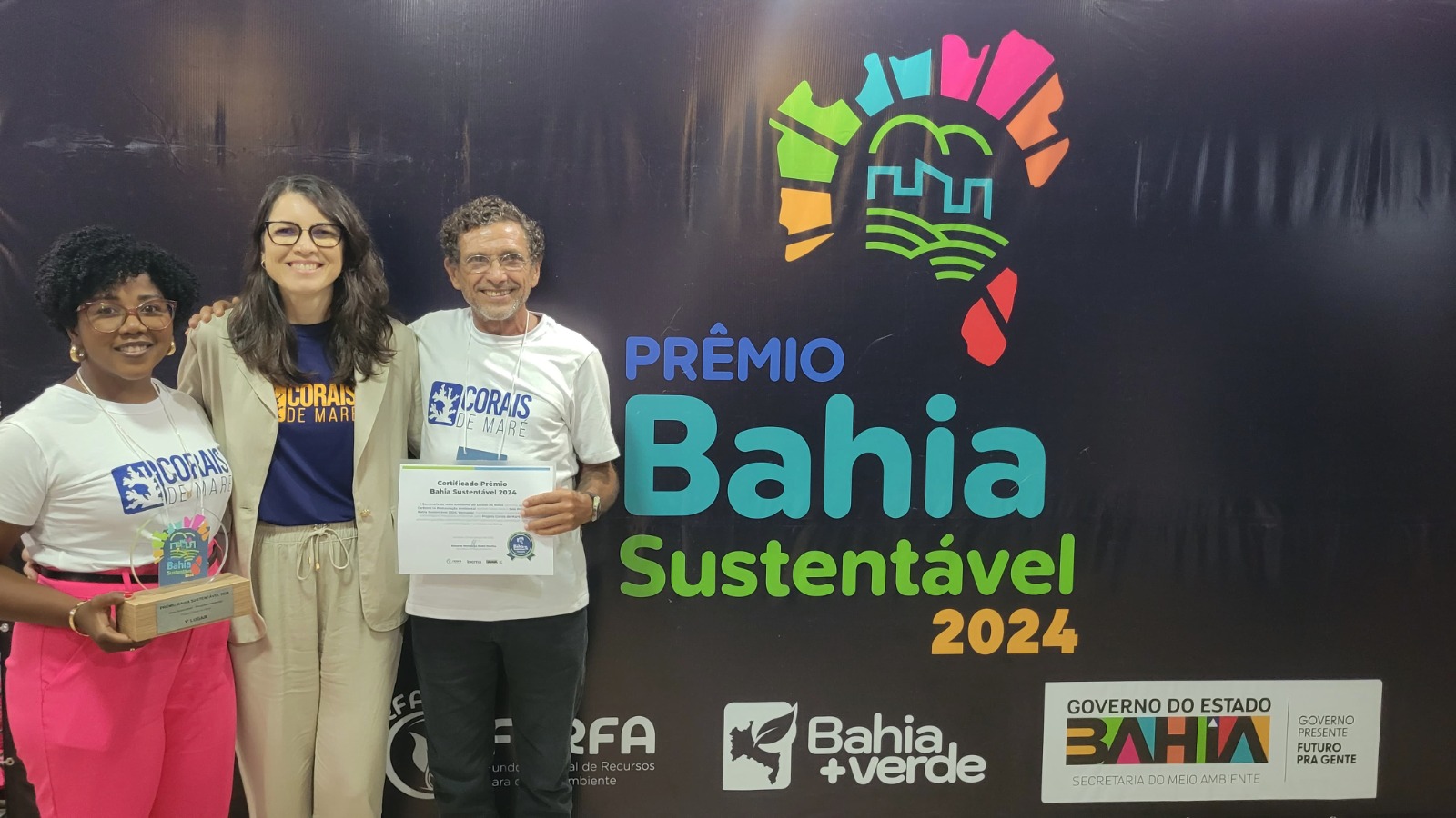 Projeto que utiliza o plástico para recuperar corais na Baía de Todos-os-Santos vence premiação