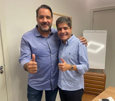 Imagem do post Alan Sanches recebe ‘bênçãos’ de ACM Neto para campanha de 2026