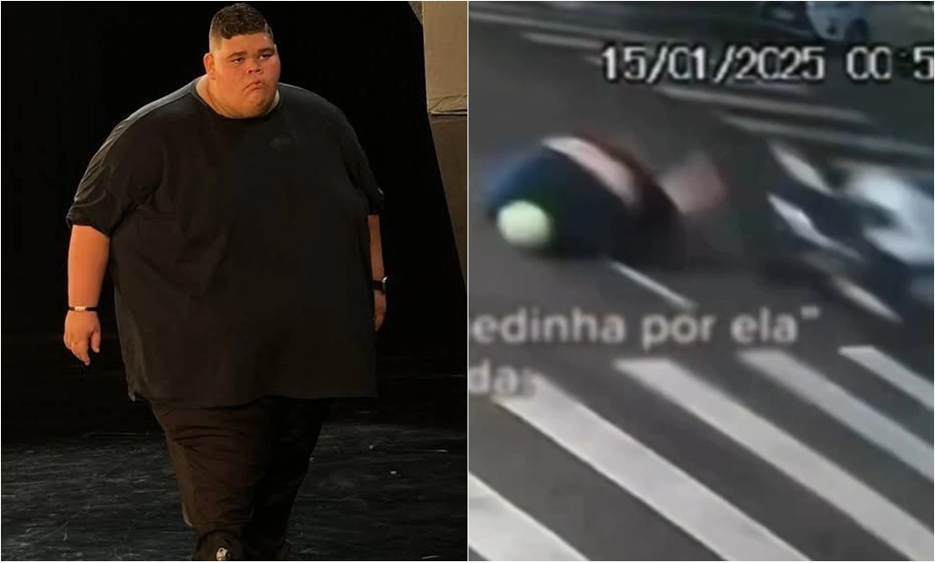 Influenciador Gordão da XJ sofre queda de moto e internautas debocham