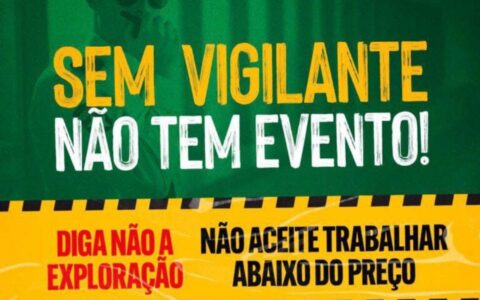 Imagem do post Seguranças de eventos da Bahia farão protesto por reajuste da diária e alimentação