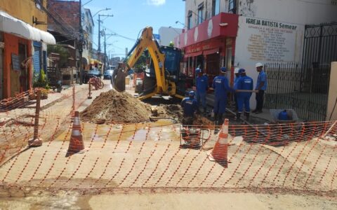 Imagem do post Embasa inicia obra de ampliação da rede coletora de esgoto na Boca do Rio