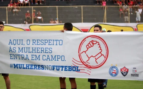 Imagem do post MPBA leva campanha contra violência à Arena Fonte Nova no clássico BA x VI