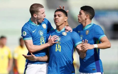 Imagem do post Brasil Sub-20 vence Colômbia e assume a liderança do Sul-Americano