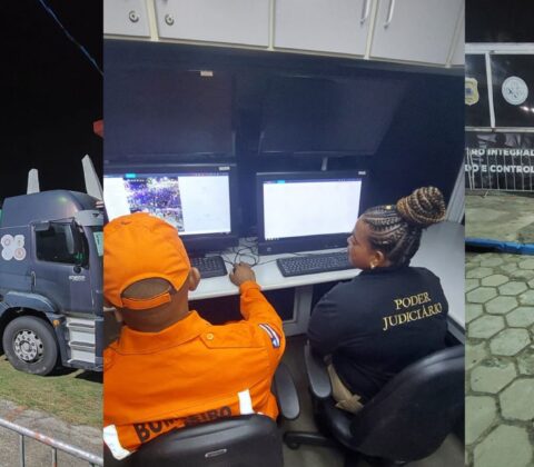 Imagem do post Centro Integrado Móvel da SSP reforça segurança no Cabrália Folia 2025