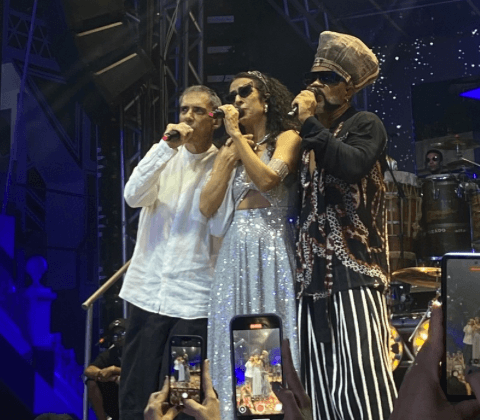 Imagem do post Noite histórica: Carlinhos Brown reúne Caetano Veloso e Tribalistas na comemoração dos 40 anos do Axé Music
