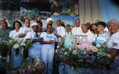 Imagem do post “É uma tradição que traz a força da cultura popular”, destaca a ministra Margareth Menezes durante Festa de Yemanjá